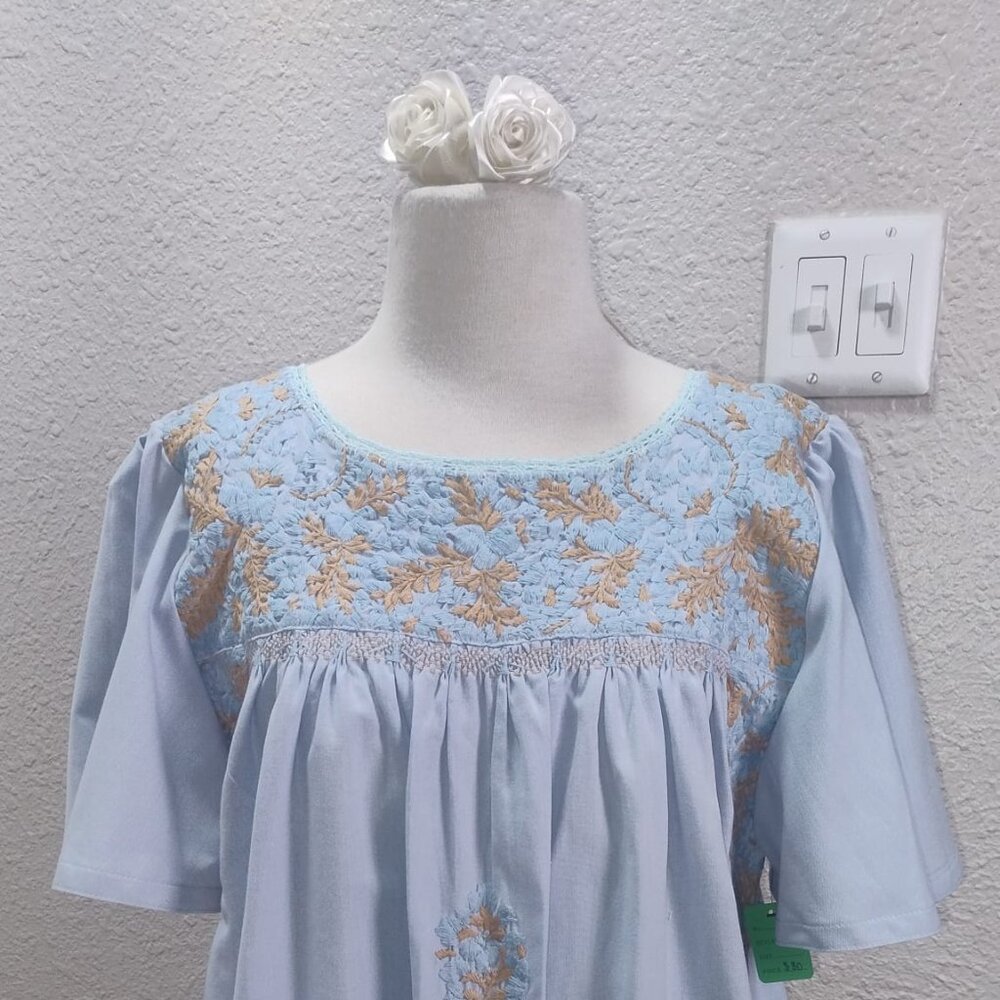 Mexican embroidery blouse
